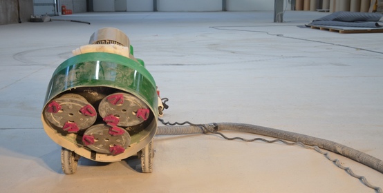 Полировка бетонного пола